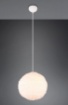 Immagine di Sospensione Paralume Effetto Piuma Color Sabbia Furry Ø35 cm Trio Lighting