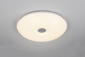 Immagine di Lampada da Soffitto Led Multifunzione Gravity Ø37 cm Bianco Effetto Stelle Trio Lighting