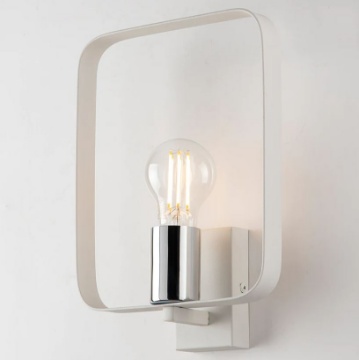 Immagine di Applique Metallo Smith AP1 Luce Diffusa E27 Led Fan Ambiente Design
