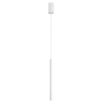 Immagine di Sospensione Per Comodino Cilindro Bianco Led CCT 5w Pype S1 Luce Ambiente Design
