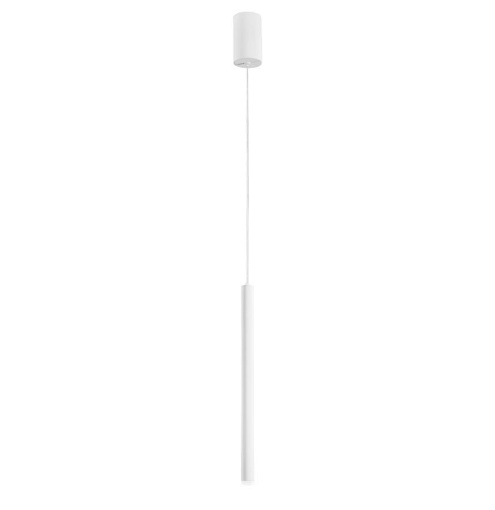 Immagine di Sospensione Per Comodino Cilindro Bianco Led CCT 5w Pype S1 Luce Ambiente Design