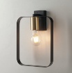 Immagine di Applique Metallo Smith AP1 Luce Diffusa E27 Led Fan Ambiente Design
