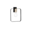 Immagine di Applique Metallo Smith AP1 Luce Diffusa E27 Led Fan Ambiente Design