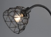 Immagine di Piantana Nera Design Industrial Doppia Accensione Separata E27+E14 Haval Trio Lighting