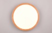 Immagine di Lampada Soffitto o Parete Bordo Legno Naturale Iseo Led Switch Dimmer Ø40 cm Trio Lighting 