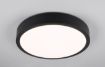 Immagine di Plafoniera Applique Legno Naturale Nero Iseo Led Switch Dimmer Ø40 cm Trio Lighting