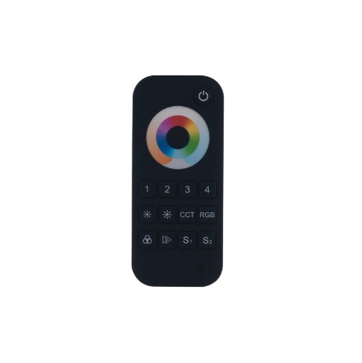 Immagine di Radiocomando RF 2.4G 5 Canali Controllo RGBW RGB+CCT 4 Zone Intec Light