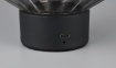 Immagine di Lumetto Vetro Rigato Fumé Led Touch Senza Fili Lord Trio Lighting