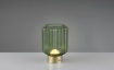 Immagine di Lampada da Tavolo Senza Filo Led Touch Vetro Verde Ottone Lord Trio