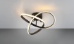 Immagine di Lampada Nera Soffitto o Parete Meo Curva Moderna Led 3000k Trio Lighting