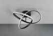 Immagine di Lampada Nera Soffitto o Parete Meo Curva Moderna Led 3000k Trio Lighting
