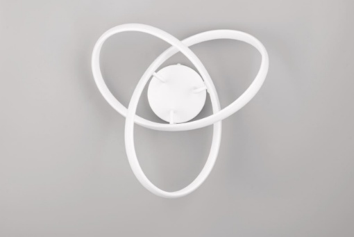 Immagine di Applique Plafoniera Meo Bianca Design Curvo Led 4000k Trio Lighting 