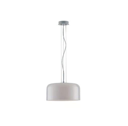 Immagine di Lampadario Moderno Per Cucina Bianco Vetro 35 cm Gibus Fan Europe