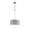 Immagine di Lampadario In Vetro Bianco Per Tavolo Gibus 40 cm Fan Europe
