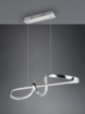 Immagine di Lampadario a Sospensione Cromo Design Fiocco Padua Led 4000k Switch Dimmer Trio Lighting