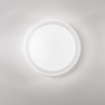 Immagine di Plafoniera Led Acrilico Effetto Vetro 37w CCT Frozen Luce Ambiente Design