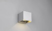 Immagine di Applique Cubo Biemissione Led 1w IP44 Ricaricabile Titanio con Sensore Movimento Talent Trio