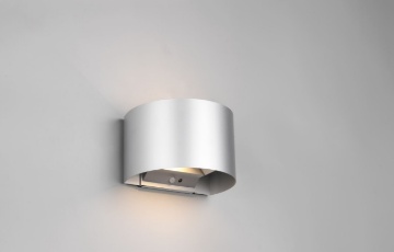 Immagine di Applique Led 1w 3000k Batteria Ricaricabile Titanio IP44 Con Sensore Movimento Talent Trio