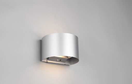 Immagine di Applique Led 1w 3000k Batteria Ricaricabile Titanio IP44 Con Sensore Movimento Talent Trio