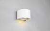 Immagine di Applique Da Esterno A Batteria Led Sopra e Sotto IP44 Sensore Movimento Talent Bianco Trio