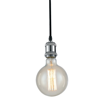 Immagine di Pendente Portalampadina E27 Cromo Vintage Fan