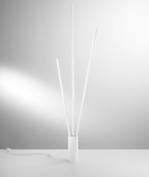 Immagine di Piantana Moderna Led Bacchette Orientabili Interruttore CCT Wands Fan Europe