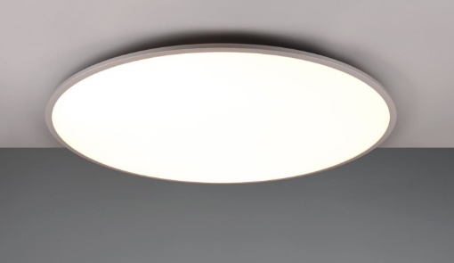Immagine di  Plafoniera Led 53w Dimmer CCT  Yuma Alluminio Ø100 cm con Telecomando Trio Lighting 