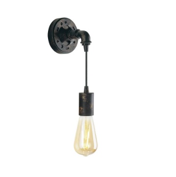 Immagine di Applique Desgin Industrial Vintage Amarcord AP1 Metallo Ruggine Fan Europe