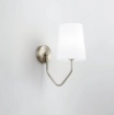 Immagine di Applique Camera Da Letto Nichel Paralume Tessuto Sally Fan