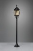 Immagine di Lampione da Giardino Vintage Elvo Nero IP44 Trio Lighting