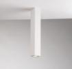 Immagine di Faretto Cilindro Squadrato Bianco 40 cm Led GU10 Fluke PLQ Fan Europe