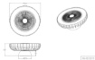 Immagine di Lampada Ventilatore da Soffitto Gabbia Nera Led con Tecnologia Wiz Sandfjord Trio Lighting 