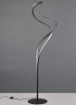 Immagine di Lampada da Terra Spirale Nera Led 46w Dimmer CCT Nala Trio