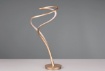 Immagine di Lampada Da Tavolo Nala Spirale Oro Led Touch Dimmer CCT Trio