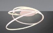 Immagine di Plafoniera Nala Bianca Design Moderno Led 57w CCT Dimmerabile Trio