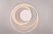 Immagine di Plafoniera Nala Bianca Design Moderno Led 57w CCT Dimmerabile Trio