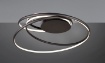 Immagine di Plafoniera Curva Nala Nero Led 57w CCT Dimmerabile Trio