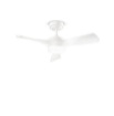 Immagine di Ventilatore Da Soffitto Pale Legno Bianco 6 Velocità Led CCT Sirio Perenz