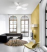 Immagine di Ventilatore a Pale Bianco 6 Velocità con Luce Led Telecomando 20mq Smarti Perenz