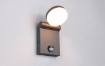Immagine di Applique Antracite Led Inclinabile CCT 2300+3000+4000K e Sensore Movimento Adour IP44 Trio Lighting