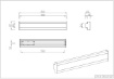 Immagine di Applique per Esterno  Fascia Antracite Led Su e Giù Regolabile Dip Switch CCT Dawson IP54 Trio Lighting