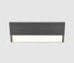 Immagine di Lampada Rettangolare da Parete per Esterno Antracite Led Luce Diretta e Indiretta Mariza IP65 Trio Lighting