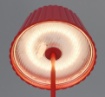 Immagine di Piantana Rossa Decorativa da Giardino Led Touch Dimmer con Batterie Ricaricabili Suarez IP44 Trio Lighting