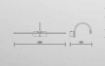 Immagine di Lampada Da Specchio Cromo Per Bagno Arco Led 12w Snodabile Isyluce 942