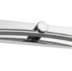 Immagine di Applique Da Specchio Cromo Design Curvo Jeri Led 8w 3000k Mantra 45 cm