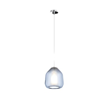 Immagine di Lampada A Sospensione Pendente Penisola Vetro Colorato 18cm Double Skin Beta 1176 Top Light