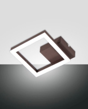 Immagine di Applique Quadrato Corten Led Dimmer Bard Fabas