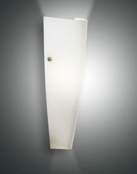 Immagine di Applique Cono Vetro Soffiato Luce Verso Su 1xE27 Dedalo IP44 Fabas