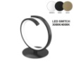 Immagine di Abatjour Da Comodino Design Curvo Led 12w 3000k-4000k Tornado Top Light