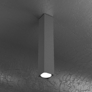 Immagine di Faretto Squadrato Da Soffitto Led Gx53 Parallelepipedo 50cm Top Light Plate 1129 PL50